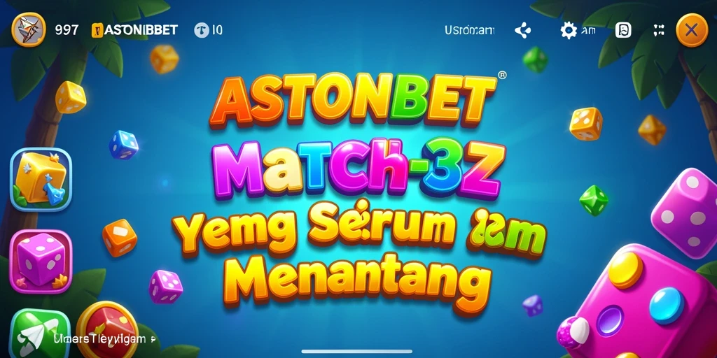 Tangkapan layar gameplay <strong>ASTONBET</strong> menampilkan kombinasi warna cerah dan tantangan menarik.