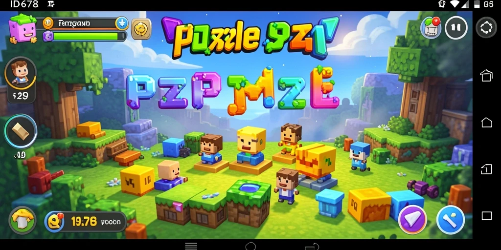 Screenshot ID678 menampilkan gameplay Puzzle yang menantang.