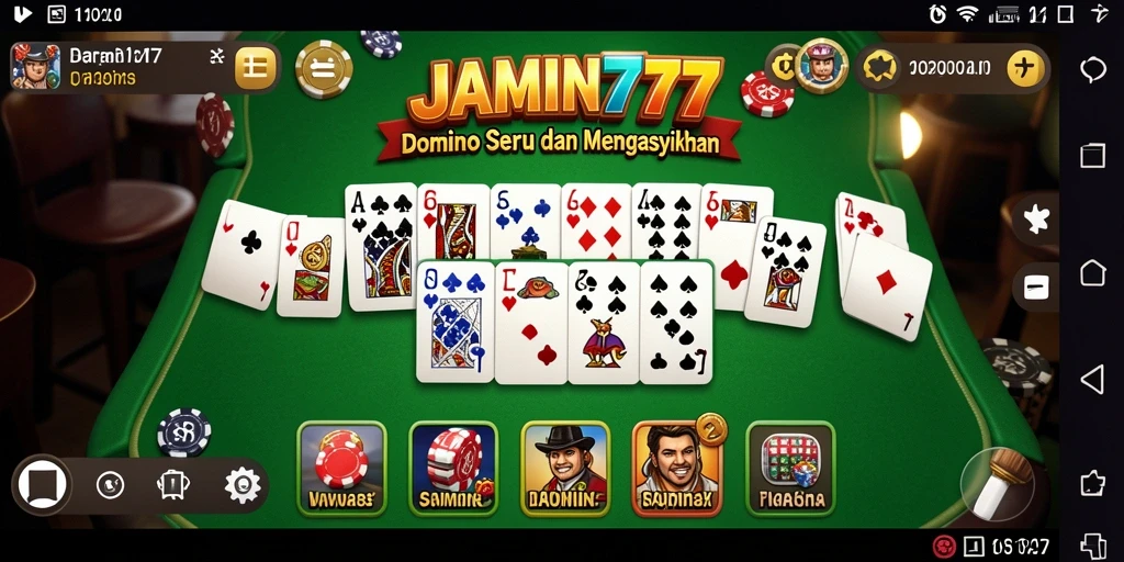 Tampilan gameplay seru dari JAMIN777 dengan banyak aksi.