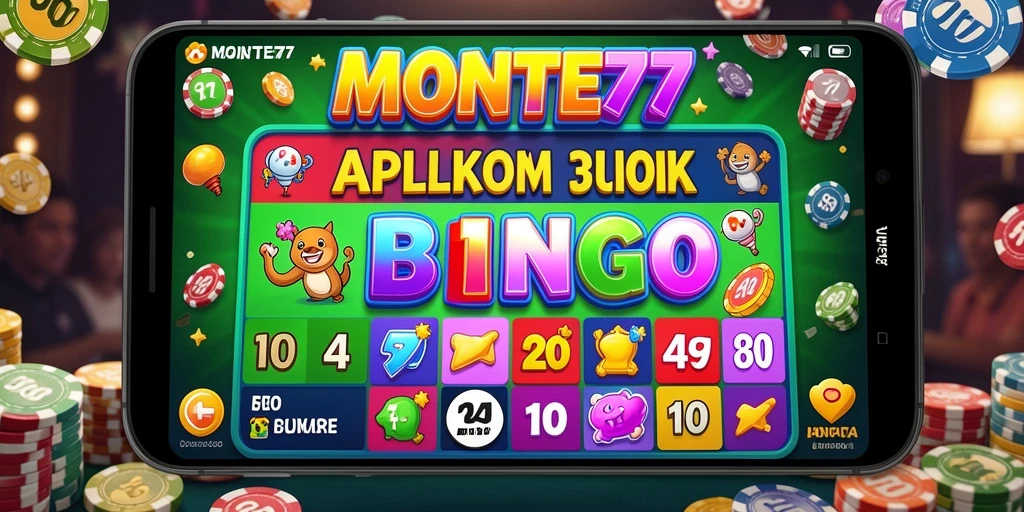 Screenshot gameplay Bingo MONTE77 yang seru dan menarik.