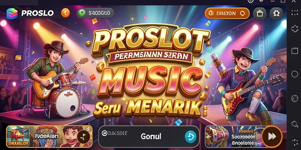 Screenshot PROSLOT menunjukkan gameplay yang seru dan interaktif.