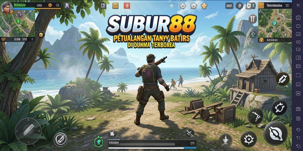 Screenshot SUBUR88 menampilkan pemandangan indah dunia terbuka.