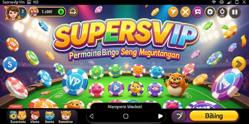 Tampilan gameplay SUPERSVIP yang menarik dan seru.