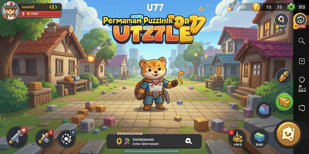 Tampilan gameplay UT77 yang mengasyikkan dan penuh warna.